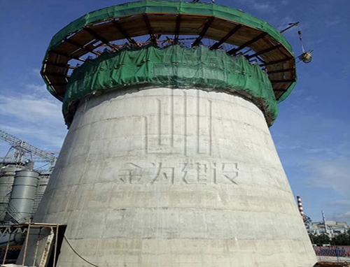 大煙囪新建現場